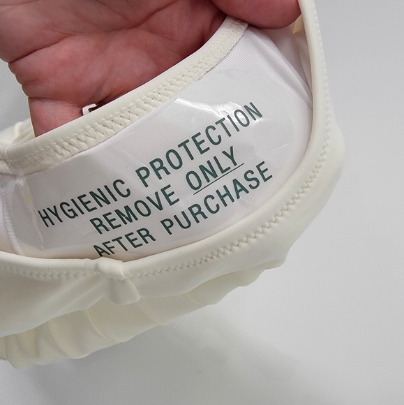 Summersalt Sidestroke One Piece Swimsuit Women's Size 0 White Ruched Minimalist - Picture 11 of 16